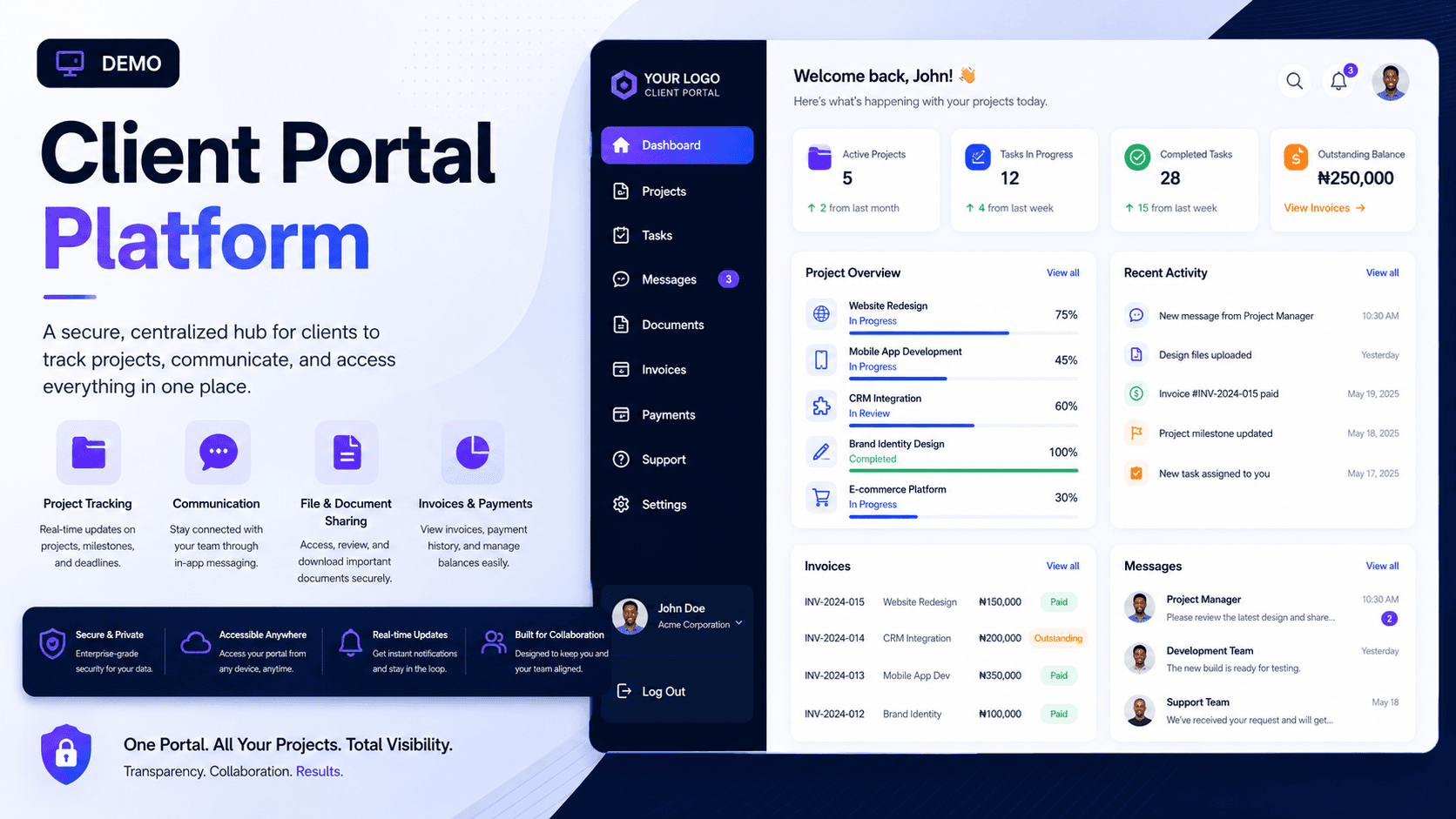 Client Portal Platform